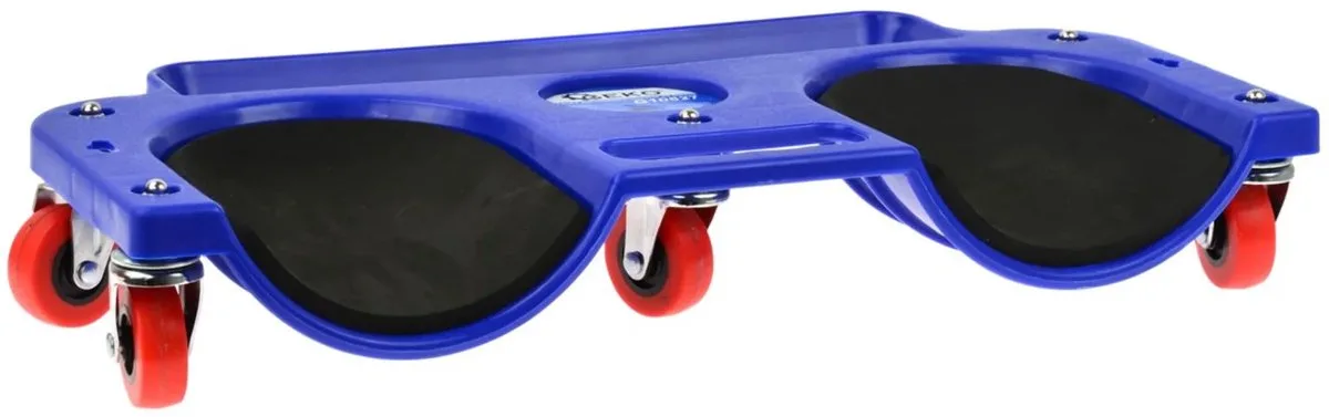Mobiele kniebeschermers met gereedschapshouder en wieltjes de GEKO, Bleu – image du produit