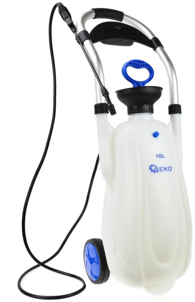 Mobiele tuinsproeier op wielen - 16L - Handmatig - Comfortabel gebruik de GEKO – image du produit