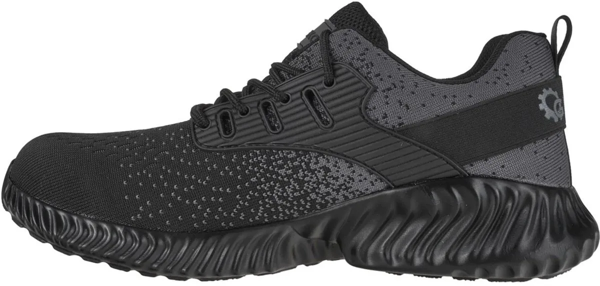 Moderne veiligheidsschoenen - antislip - ademend - grijs de GEKO, Noir, 46 – image du produit
