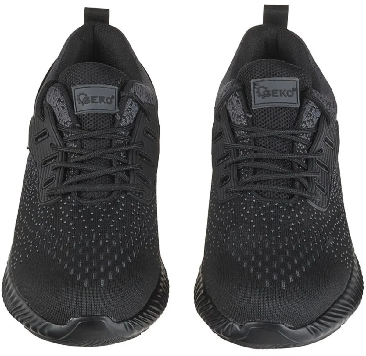 Moderne veiligheidsschoenen - grijs - ademend - antislip de GEKO, Noir, 39 – image du produit