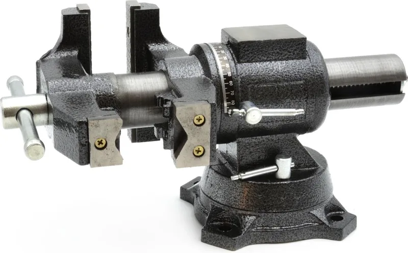 Multifunctionele bankschroef - 360° draaibaar - 125 mm - Gietijzer von GEKO – Produktbild