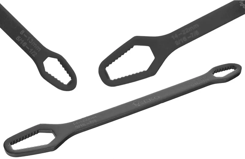 Multifunctionele ringsleutel - 8-22 mm - Ergonomisch - CrV staal - 270 mm lang by GEKO – product image