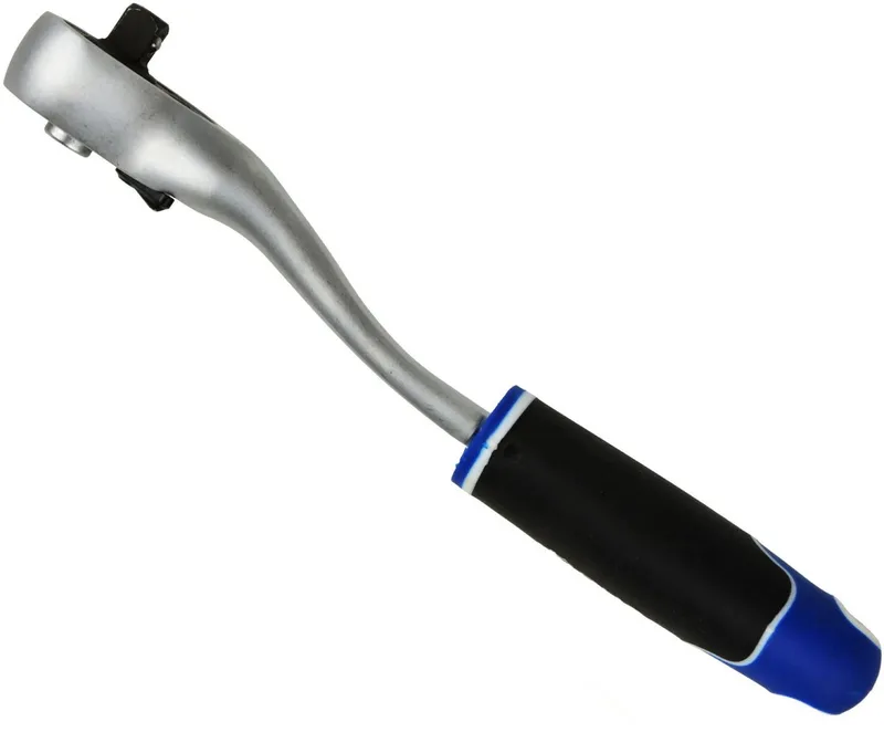 Offset ratelsleutel - 72-tands mechanisme - ergonomische grip - chroom vanadium staal by GEKO, Blue – product image