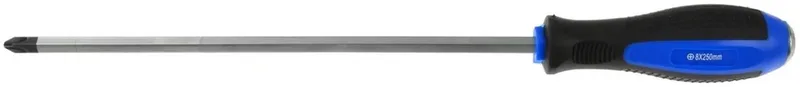 Philips schroevendraaier - 250 mm - ergonomisch - metaal cap - ophangoog by GEKO, Blue – product image