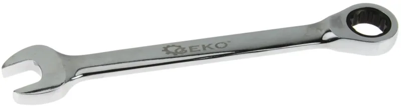 Ratelsleutel - 8 mm - CrV Staal - 72 Tanden - Surface Drive von GEKO, Silber – Produktbild