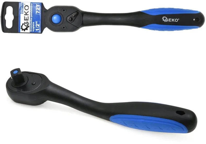 Ratelsleutel - Nylon Coating - 72 Tanden - 246 mm - Ergonomisch Handvat by GEKO – product image