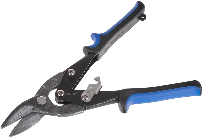 Rechts snijdende blikschaar - 250 mm - Ergonomische grip - Getande bladen von GEKO – Produktbild
