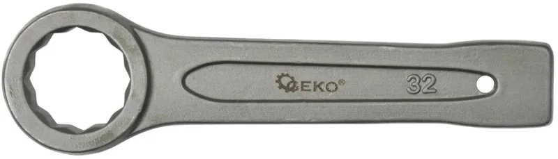 Ring Slogging Steeksleutel - 32mm - Heavy Duty - Chroom-Vanadium Staal by GEKO – product image
