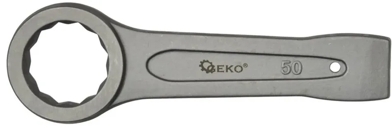 Ring Slogging Steeksleutel - 50mm - Robuust Chroom-Vanadium - Zware Klussen van GEKO – productafbeelding