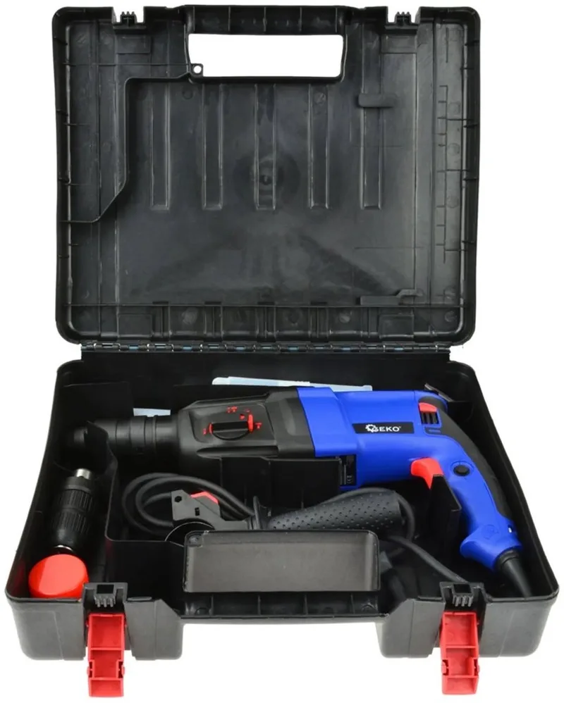 Rotary hamer - 800W - SDS+ & snelwissel - SoftGrip - Vario-lock by GEKO – product image