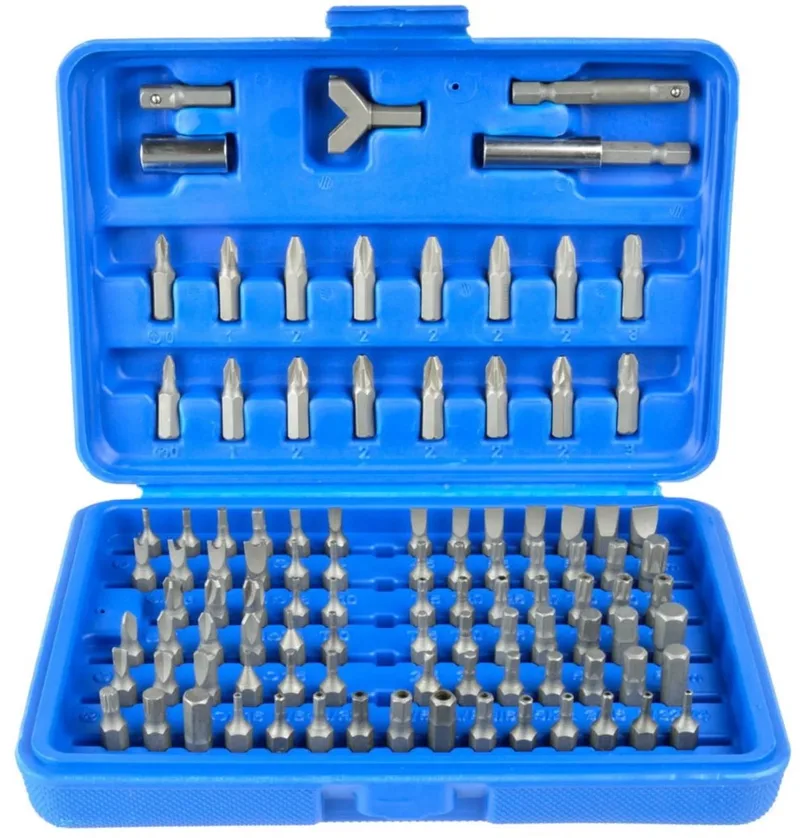 Schroevendraaier Bitset - 100-delig - Carbon Staal - Inclusief Magnetische Houder en Draagkoffer by GEKO – product image
