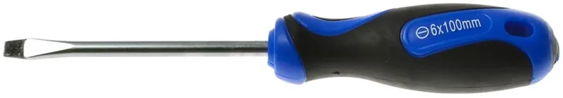 Schroevendraaier - Platte Kop - Ergonomische Handgreep - 6x100 mm by GEKO – product image