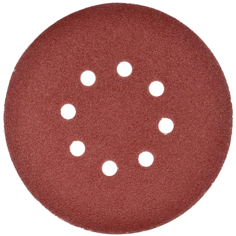 Schuurpapier 150 mm - Zelfklevend - 8 gaten - Korrel 60 - 50 stuks de GEKO – image du produit
