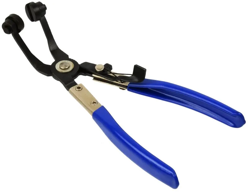 Slangklemmen Tang - Gebogen Bekken - 8-staps Vergrendeling - 212 mm - Comfort Grip von GEKO, Ornaje – Produktbild