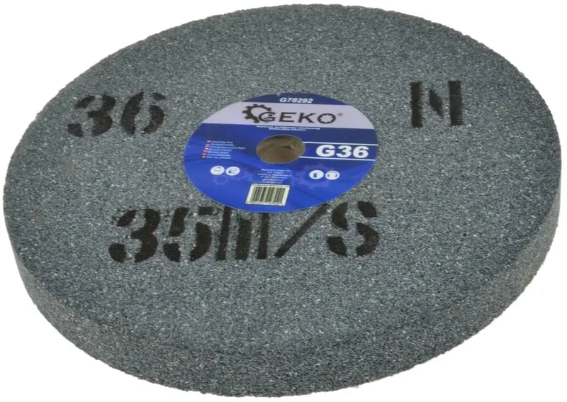 Slijpschijf - Grofkorrelig - 200x20x16 mm - Voor stationaire machines von GEKO – Produktbild