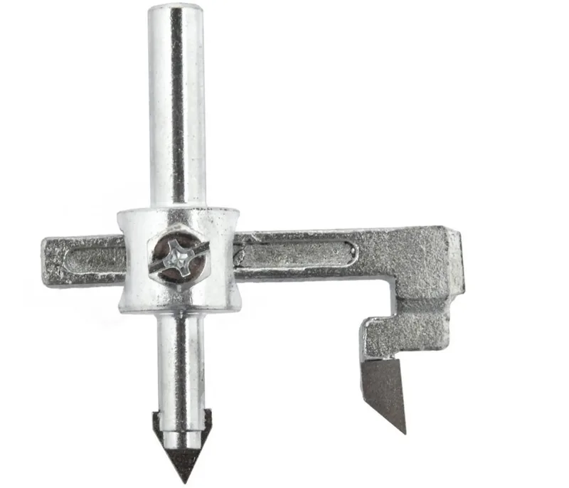 Tegelboor - Cirkelvormige snede - 20-90 mm - Wolfraamcarbide mes de GEKO, Argent – image du produit