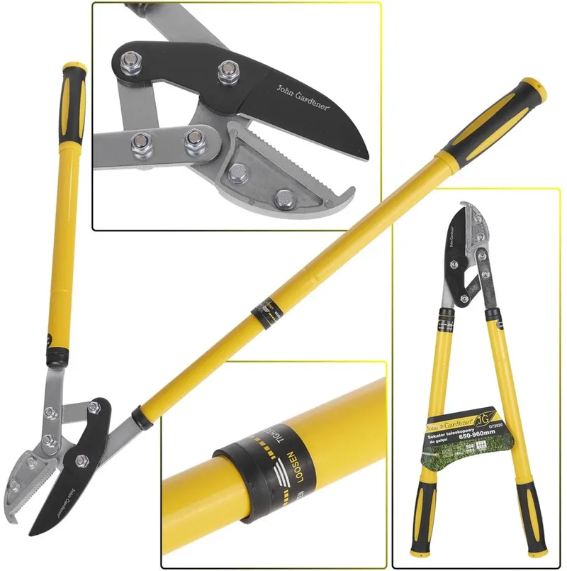 Telescopische takkenschaar - Anvil snede - Teflon coating - 675-1025 mm - Ergonomische grip von GEKO – Produktbild