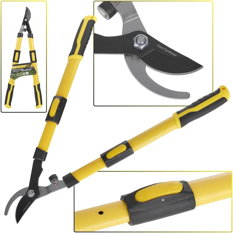 Telescopische takkenschaar - HCS staal - Teflon coating - 650-975 mm - Ergonomische grip de GEKO – image du produit