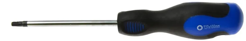 Torx schroevendraaier - T27 - 100 mm - Ergonomische handgreep - Chroom-vanadium staal by GEKO – product image