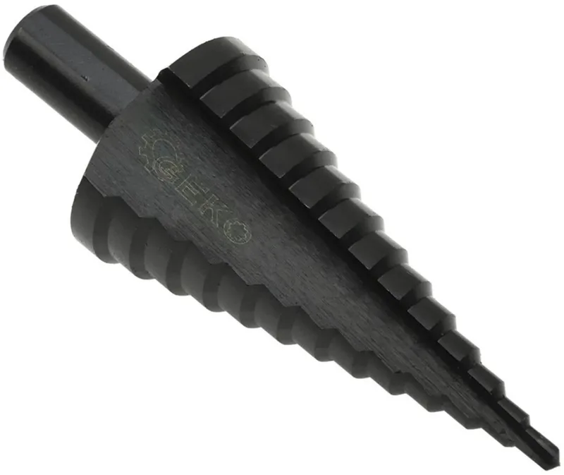 Trapboor - HSS TiAlN - 4-39 mm - Voor metaal en kunststof de GEKO, Ornaje – image du produit