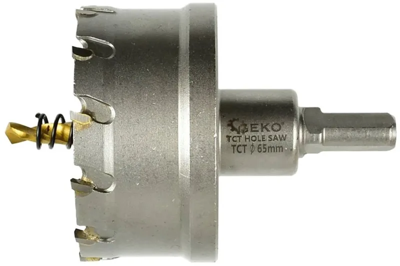 Tungsten carbide gatenzaag - 65 mm - titanium boor - hoge precisie von GEKO – Produktbild