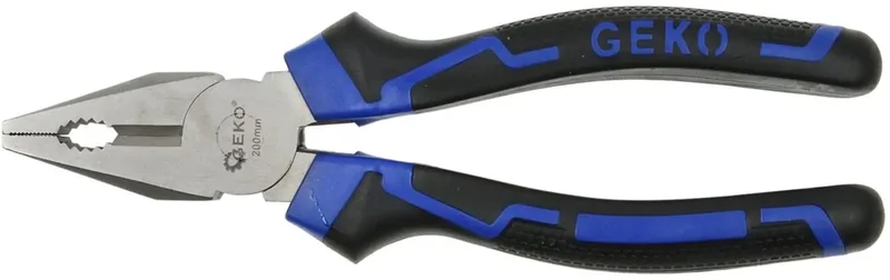 Universele combinatietang - 200mm - Staal - Precisie snijden von GEKO, Blau – Produktbild