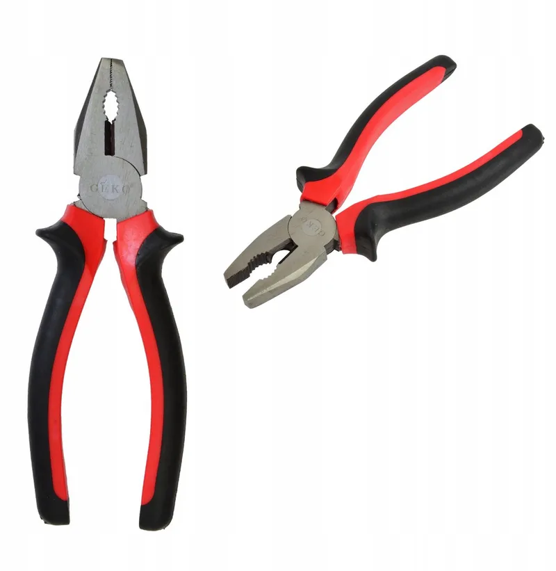 Universele Geïsoleerde Combinatietang 160mm met Antislip Handvat de GEKO, Rouge – image du produit