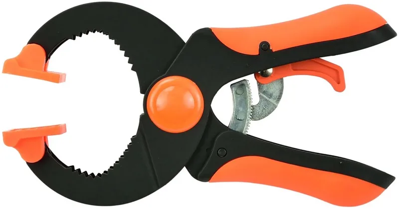 Veerklem - Ratchet Systeem - Ergonomisch - 200mm - Kunststof de GEKO, Orange – image du produit