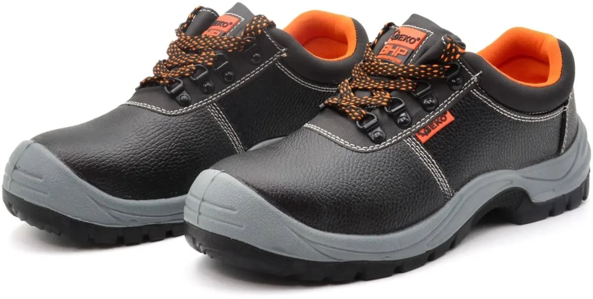 Veiligheidsschoenen - S1P - Stalen Neus - Antislip - Zwart by GEKO, Black, 44 – product image