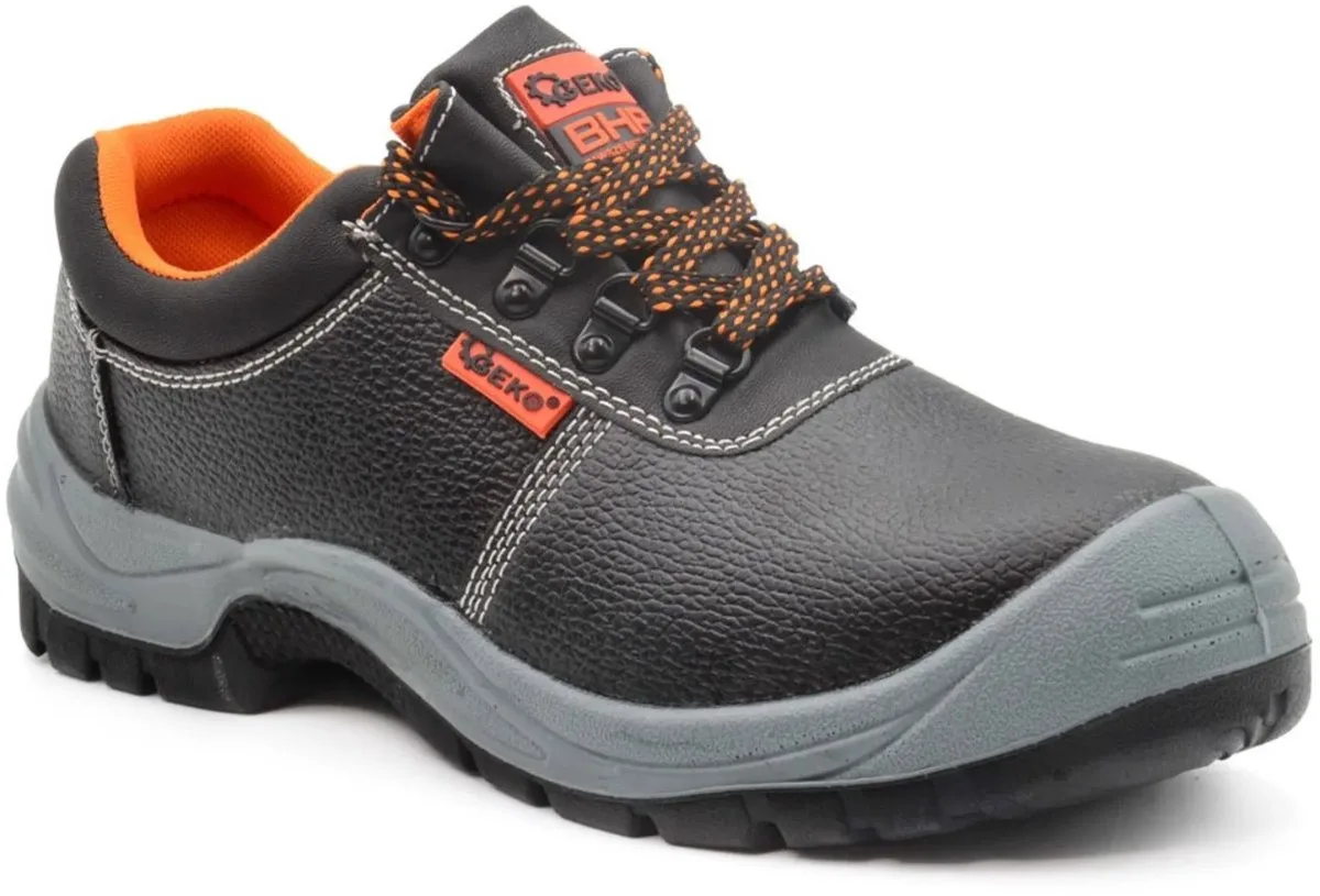 Veiligheidsschoenen - S1P - Stalen neus - Antistatisch - Zwart by GEKO, Black, 46 – product image