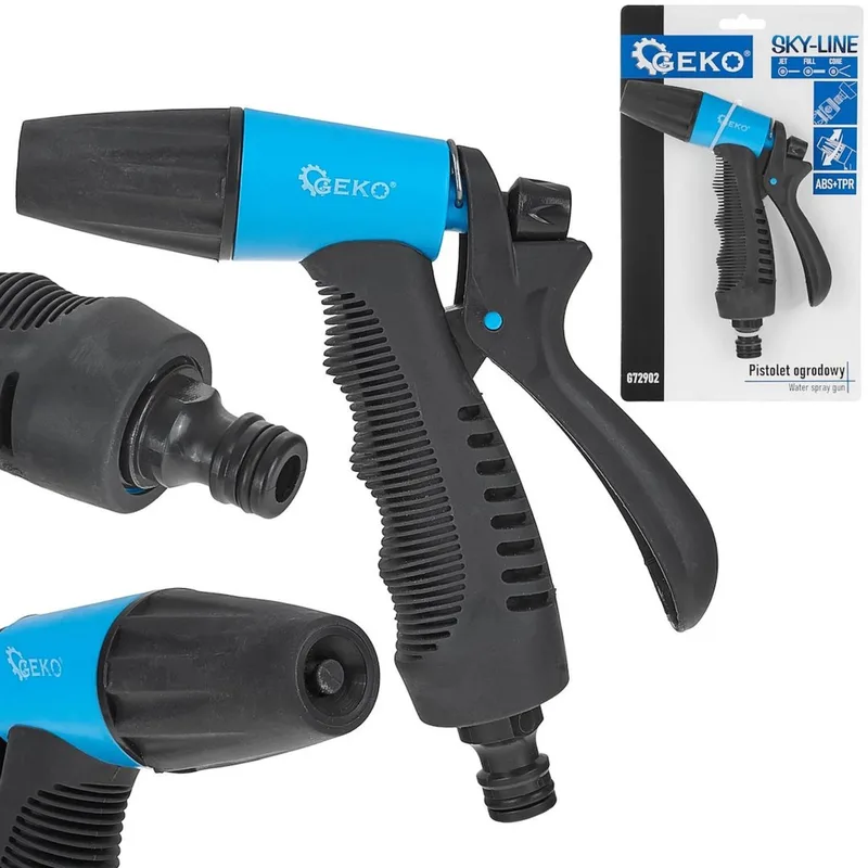 Verstelbare tuinsproeier - Comfortabele grip - Precieze waterregeling - Duurzaam kunststof de GEKO – image du produit