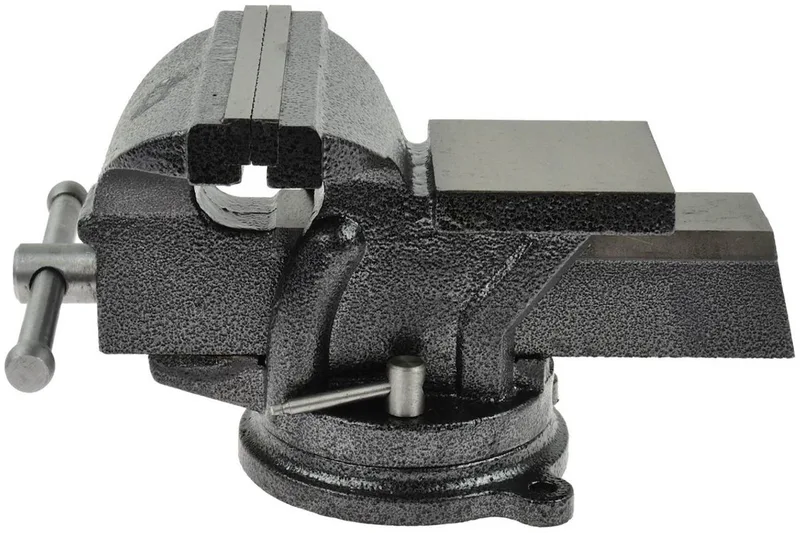 Werkbank bankschroef - 360° draaibaar - gietijzer - 150 mm bekbreedte de GEKO – image du produit
