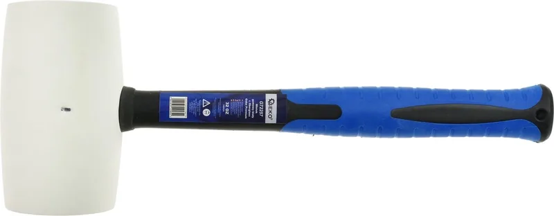 Witte rubberen hamer - schokabsorberend - antislip - 900g - 355 mm von GEKO – Produktbild