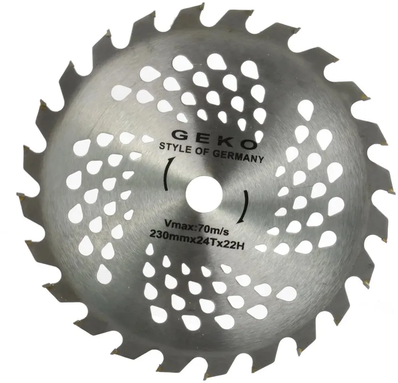 Zaagblad - Houtbewerking - TCT - 230 mm - 24T - Koelgaten fra GEKO – produktbillede