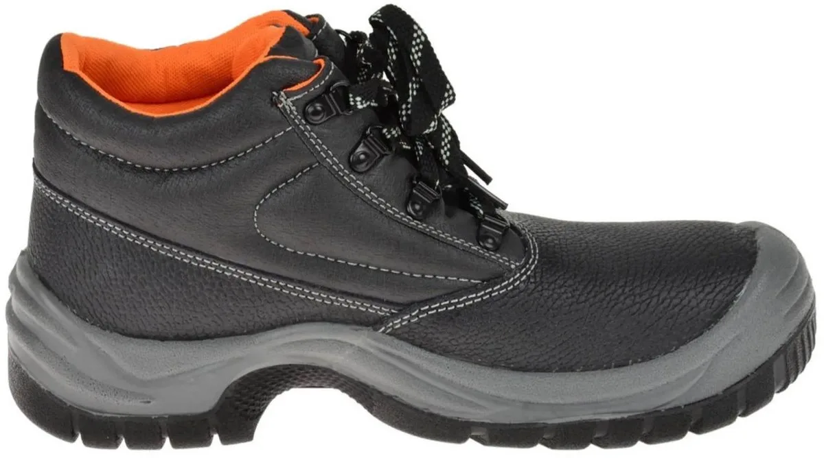 Zwarte veiligheidslaarzen - enkelbescherming - slipvast by GEKO, Black, 41 – product image