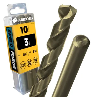 10 x HSS-ECo SPEED Force Metallbohrer DIN 338 - Ø:3 mm by Gemax – product image 1 of 2