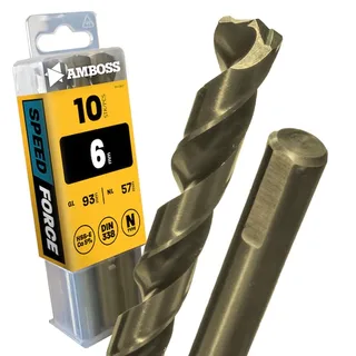 10 x HSS-ECo SPEED Force Metallbohrer DIN 338 - Ø:6 mm by Gemax – product image 1 of 2