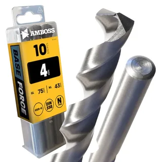 10 x HSS-G BASE Force Metallbohrer DIN 338 - Ø:4 mm de Gemax – image du produit 1 sur 2