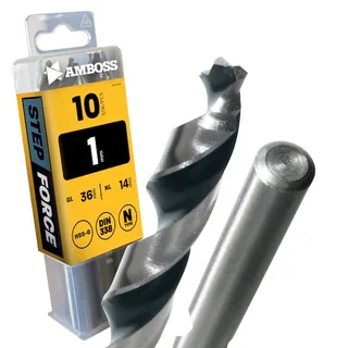 10 x HSS-G STEP Force Metallbohrer DIN 338 - Ø:1 mm van Gemax – productafbeelding 1 van 2