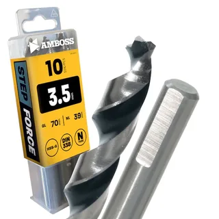 10 x HSS-G STEP Force Metallbohrer DIN 338 - Ø:3.5 mm van Gemax – productafbeelding 1 van 2