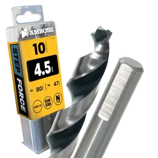 10 x HSS-G STEP Force Metallbohrer DIN 338 - Ø:4.5 mm von Gemax – Produktbild 1 von 2