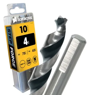 10 x HSS-G STEP Force Metallbohrer DIN 338 - Ø:4 mm från Gemax – produktbild 1 av 2