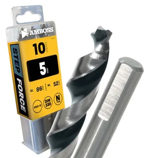 10 x HSS-G STEP Force Metallbohrer DIN 338 - Ø:5 mm by Gemax – product image 1 of 2