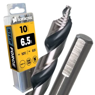 10 x HSS-G STEP Force Metallbohrer DIN 338 - Ø:6.5 mm från Gemax – produktbild 1 av 2