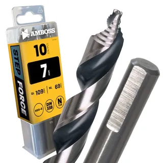 10 x HSS-G STEP Force Metallbohrer DIN 338 - Ø:7 mm by Gemax – product image 1 of 2
