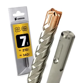 1x Bohrer SDS Plus Schaft - Ø:7 mm - GL: 210 mm van Gemax – productafbeelding 1 van 2