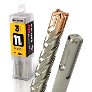 3x Bohrer SDS Plus Schaft - Ø:11 mm - GL: 160 mm från Gemax – produktbild 1 av 2