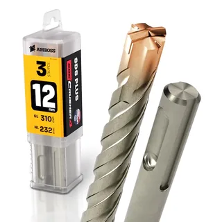 3x Bohrer SDS Plus Schaft - Ø:12 mm - GL: 310 mm by Gemax – product image 1 of 2