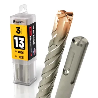 3x Bohrer SDS Plus Schaft - Ø:13 mm - GL: 160 mm fra Gemax – produktbillede 1 af 2