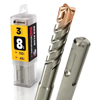 3x Bohrer SDS Plus Schaft - Ø:8 mm - GL: 110 mm fra Gemax – produktbillede 1 af 2